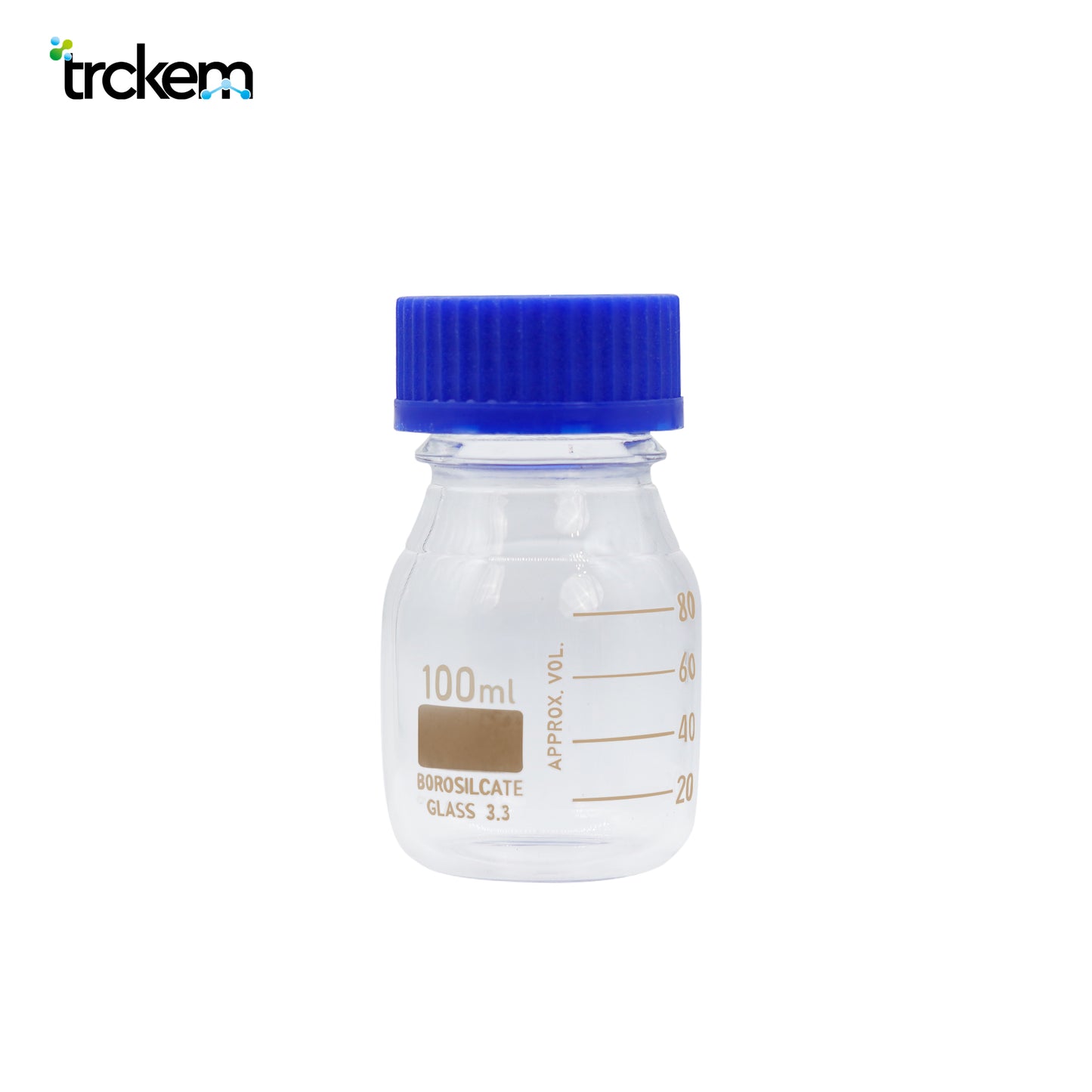 Borosil Glass Reagent Bottle with a Screw Cap 100ML