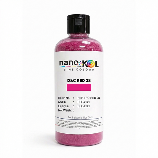 D&C Red 28 100 gm product with white background