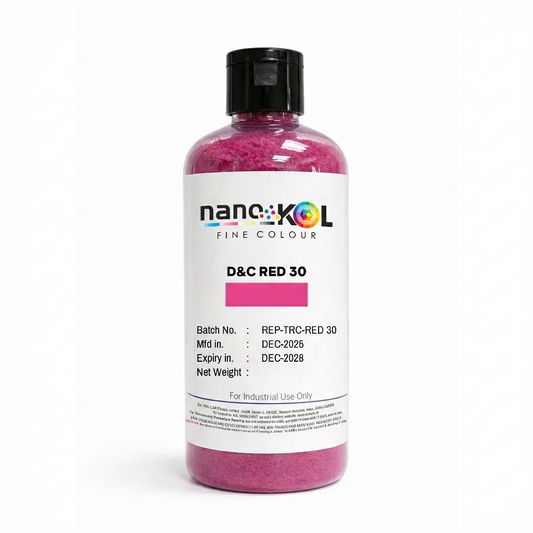 D&C Red 30 100 gm product with white background