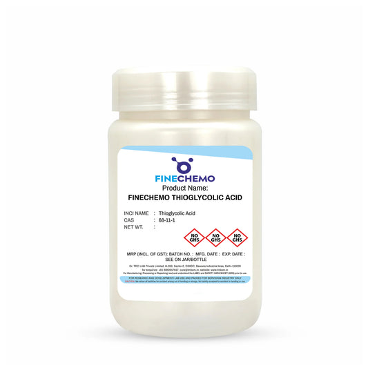 Finechemo Thioglycolic Acid 500 gm product on white background