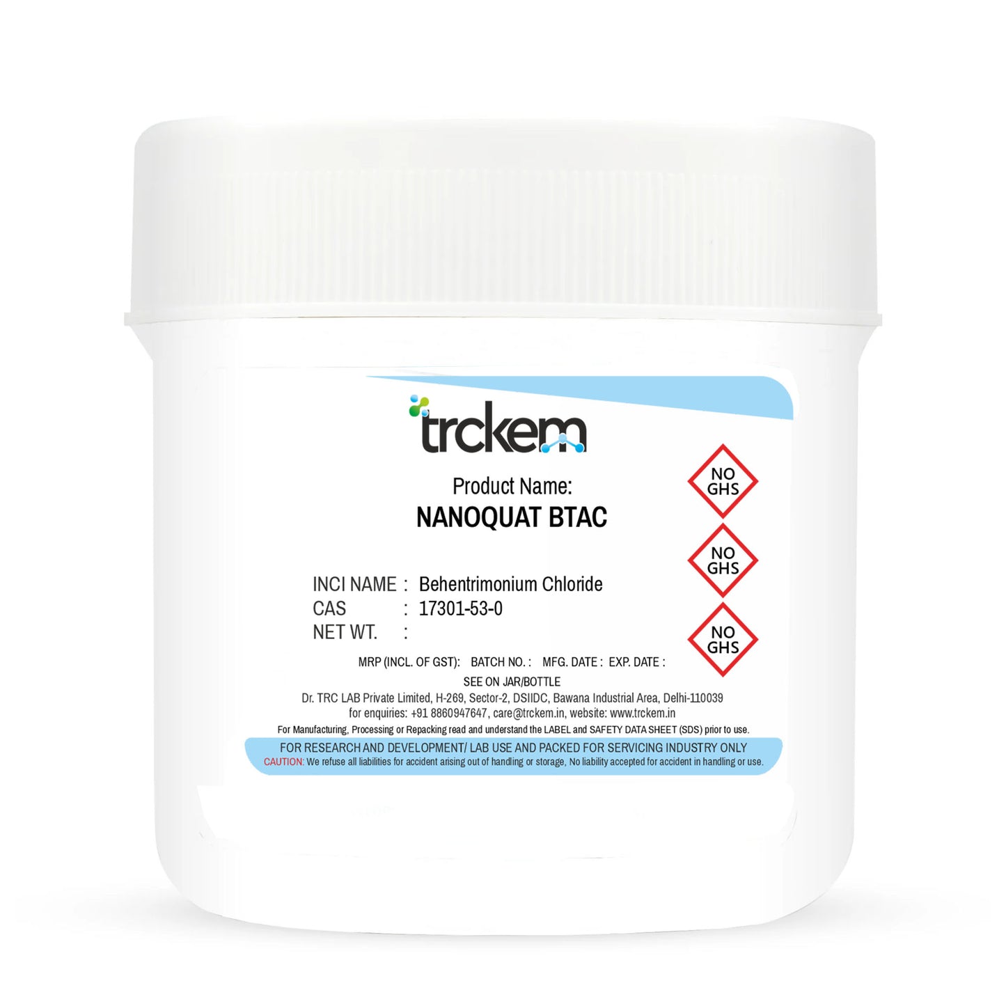 Nanoquat BTAC 500 gm product packaging on white background