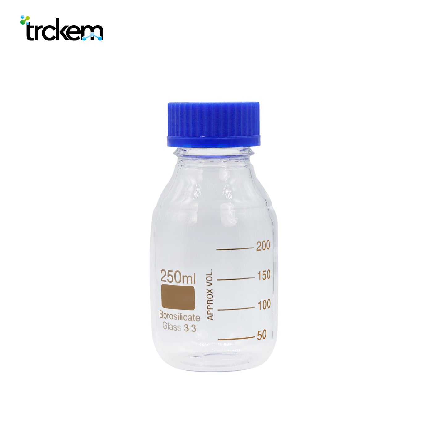 Borosil Glass Reagent Bottle with a Screw Cap 250ML