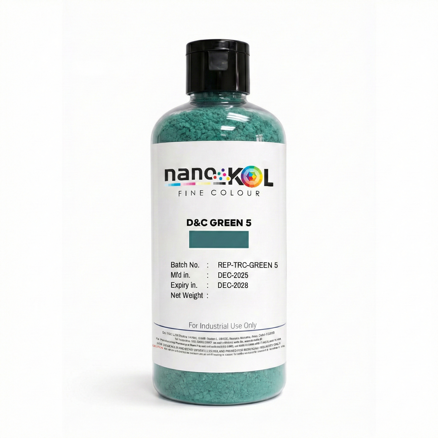 D&C Green 5 100 gm product with white background