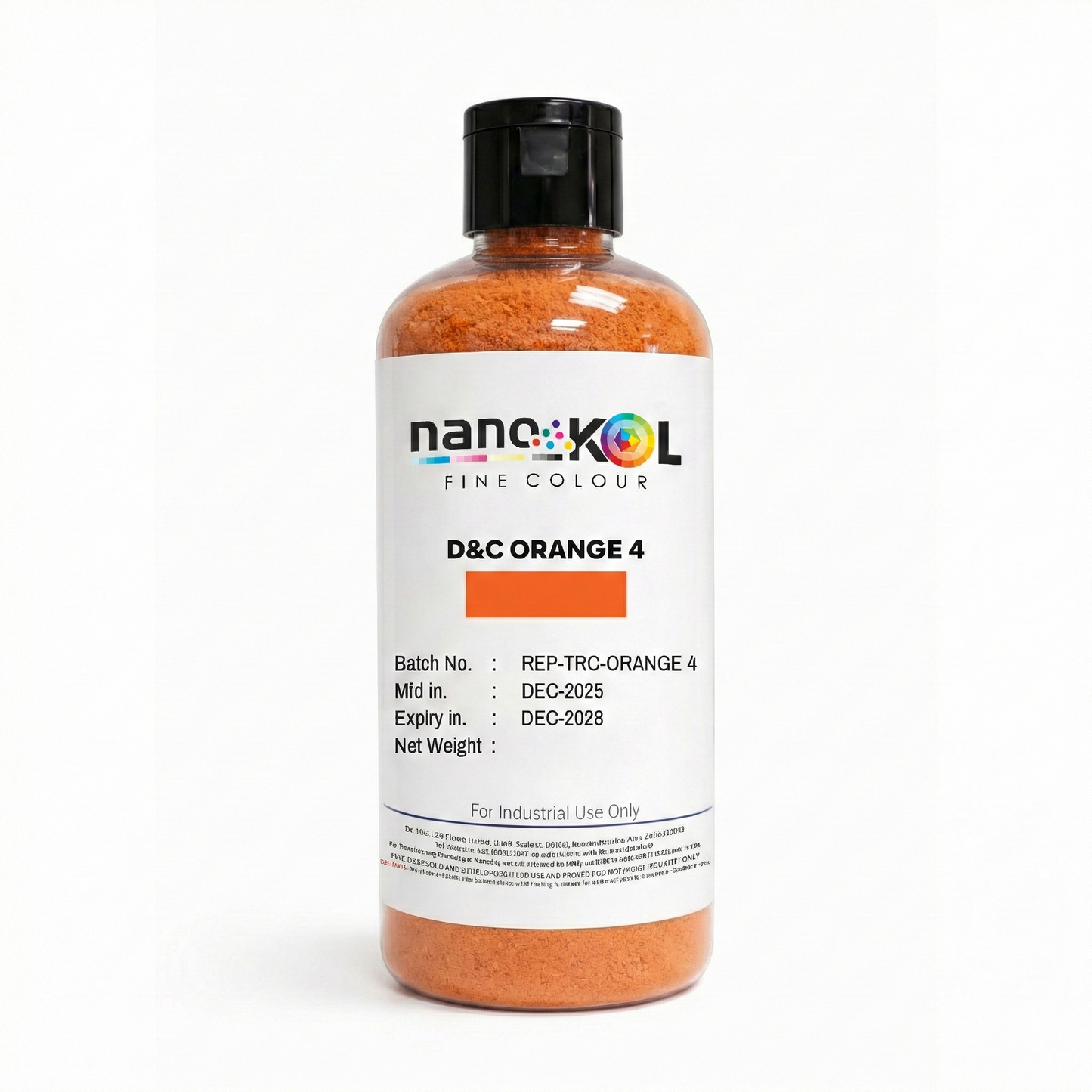 D&C Orange 4 100 gm product with white background