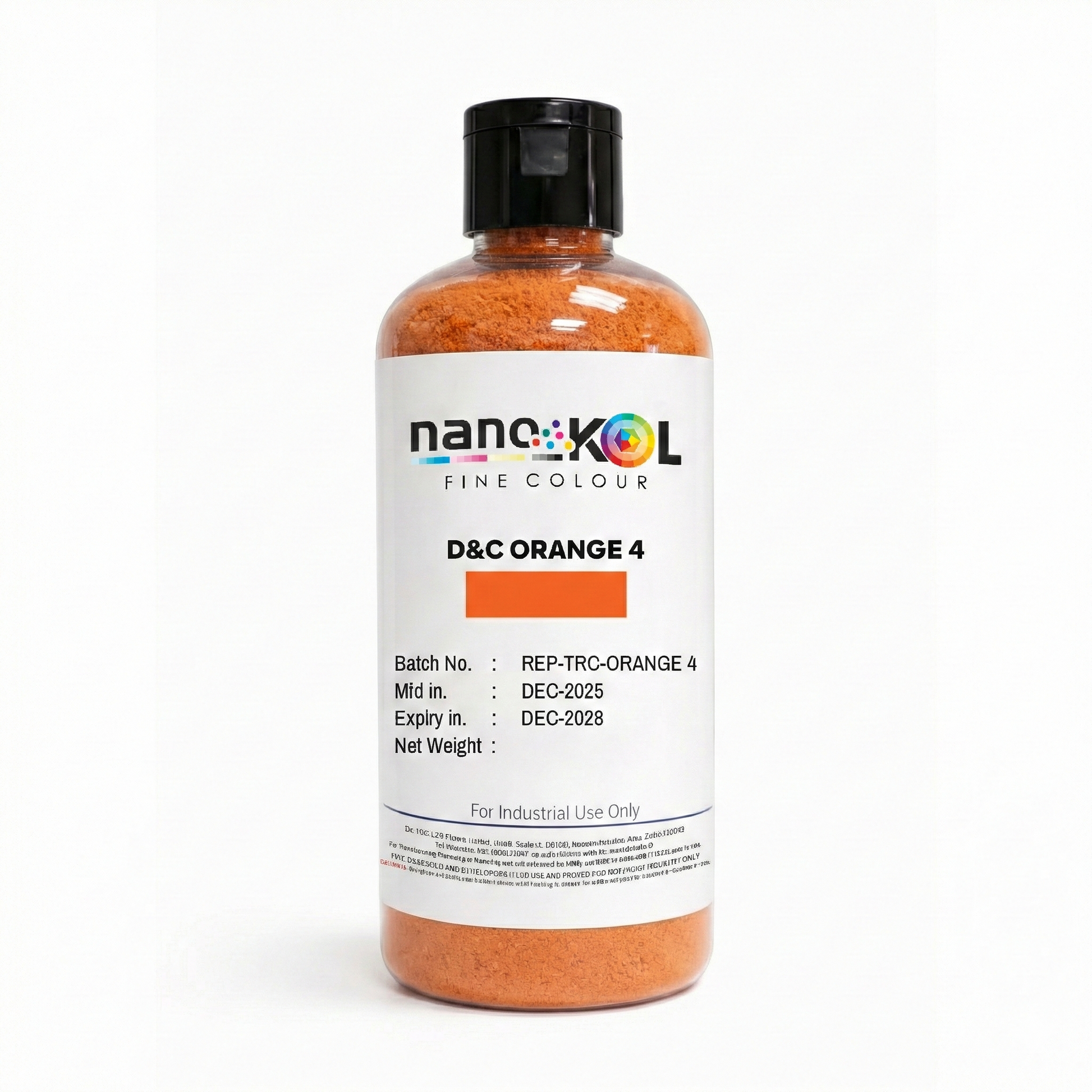 D&C Orange 4 100 gm product with white background