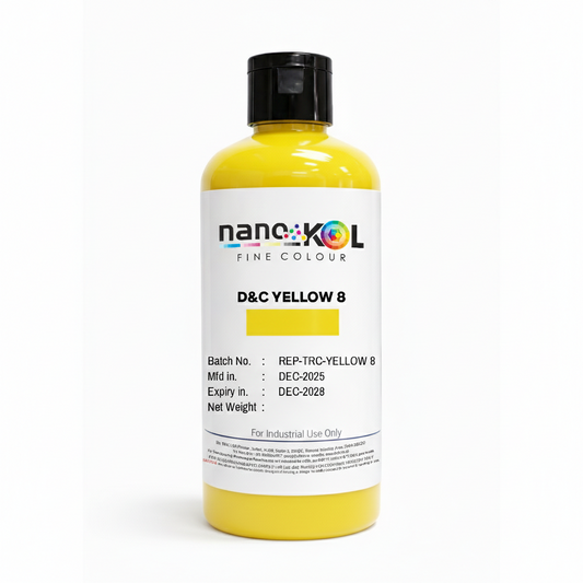 D&C Yellow 8 100 gm product with white background