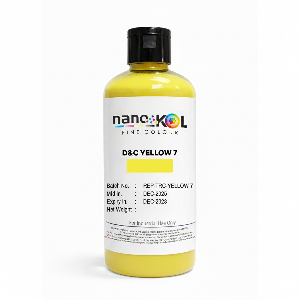D&C Yellow 7 100 gm product with white background
