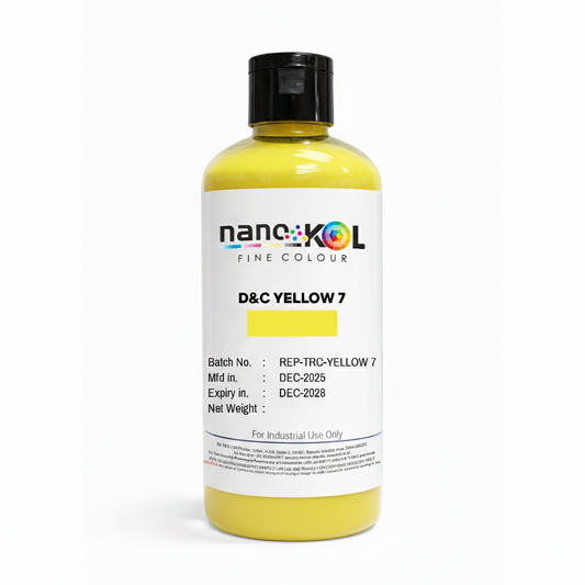 D&C Yellow 7 100 gm product with white background