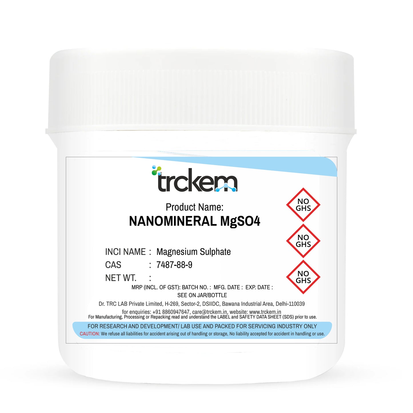 Nanomineral MgSO₄ 300 g product packaging on white background