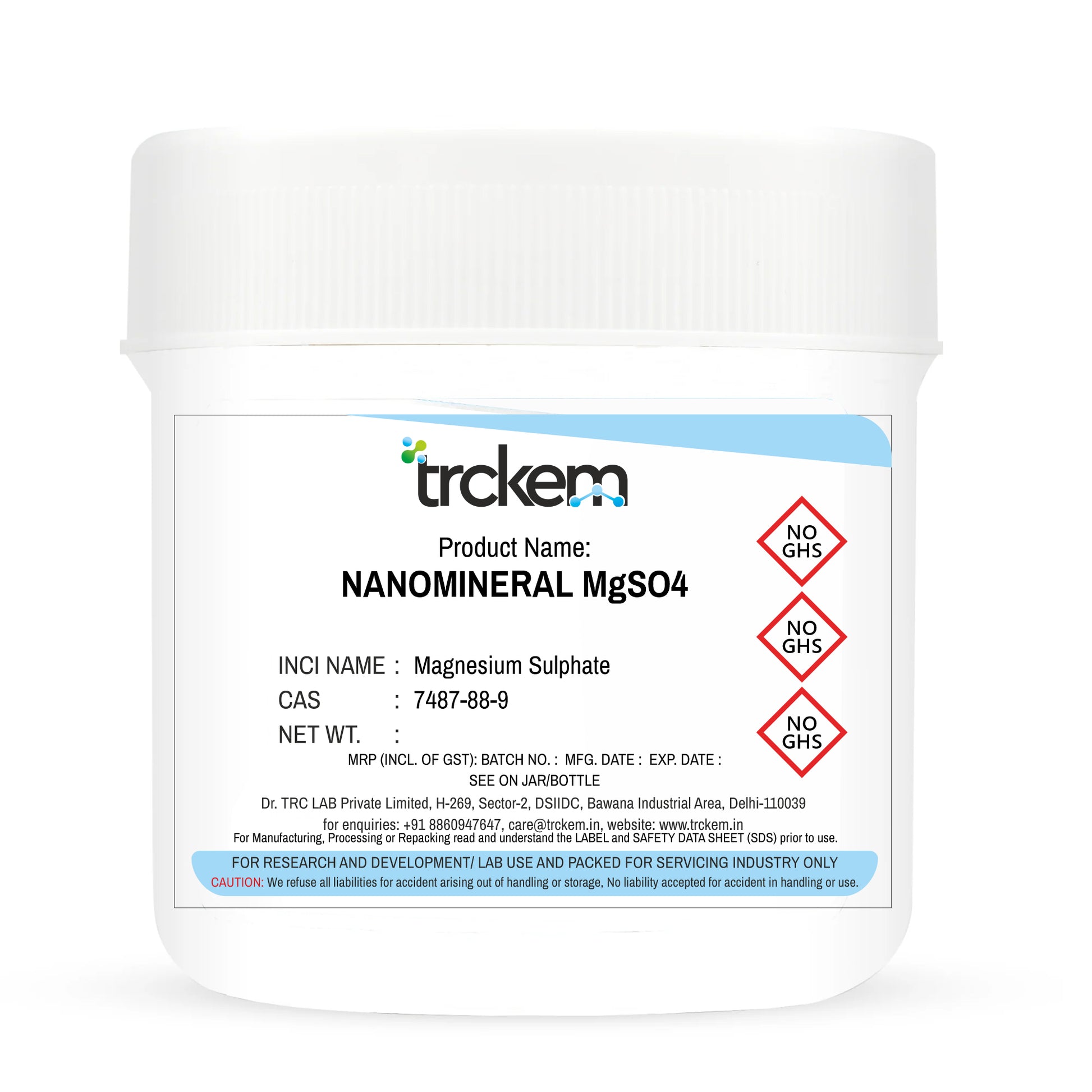Nanomineral MgSO₄ 300 g product packaging on white background