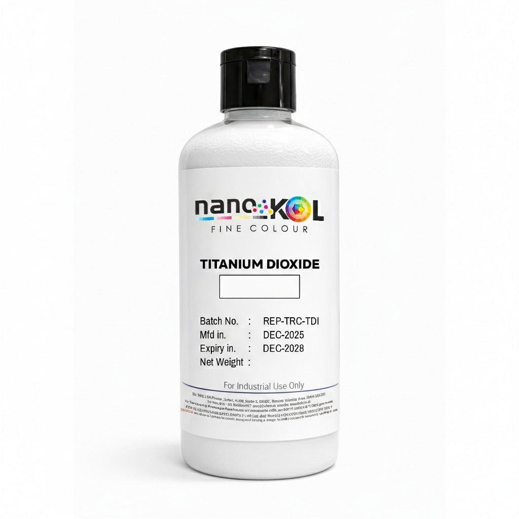 Titanium Dioxide 100 gm product with white background